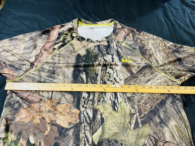 Mossy Oak Dri More Tech Camouflage T-Shirt Men's XL Real Tree Hunting Top EUC gallery