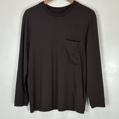 Lululemon Fundamental Oversized Long Sleeve Pocket Shirt Espresso Size S Gym