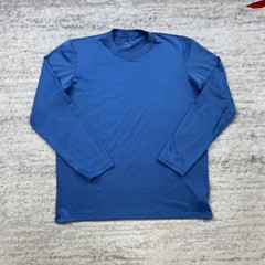 Patagonia Capilene Shirt Medium Blue Long Sleeve Hike Cool Climb Lightweight Men
