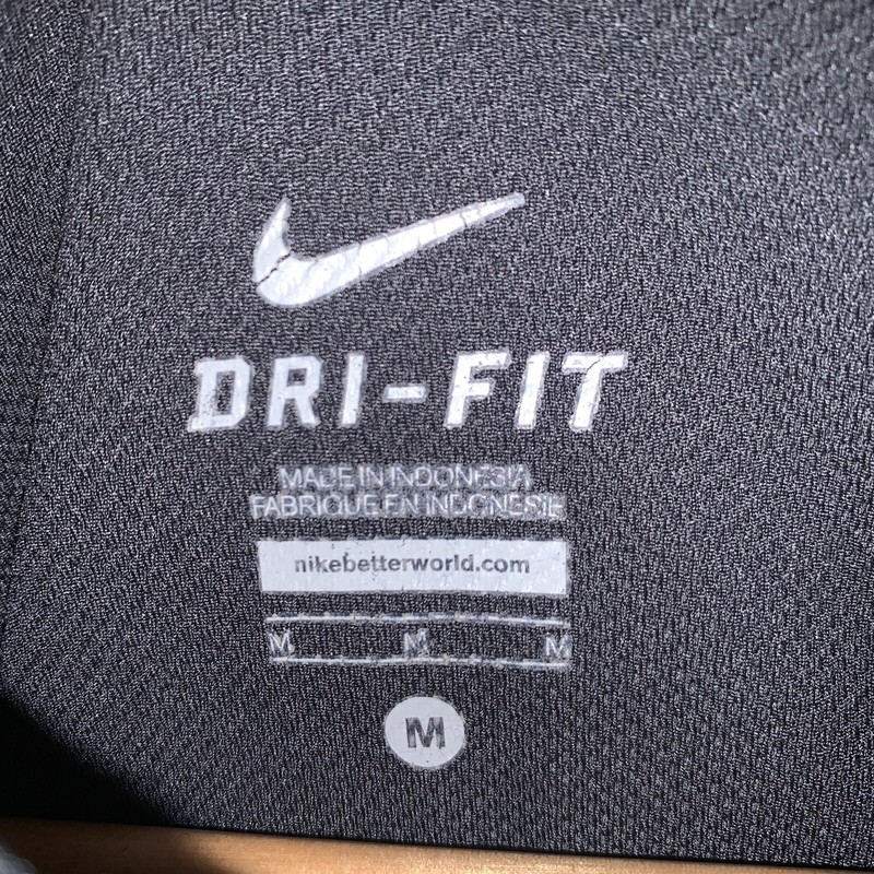Nike Dri-Fit Mens Training Runners Reflective 1/4 Zip Gray Hooded Pullover sz M gallery