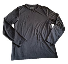 Avalanche Outdoor Supply Shirt Mens UPF 50 Sun Protect Back Zip Pocket Large