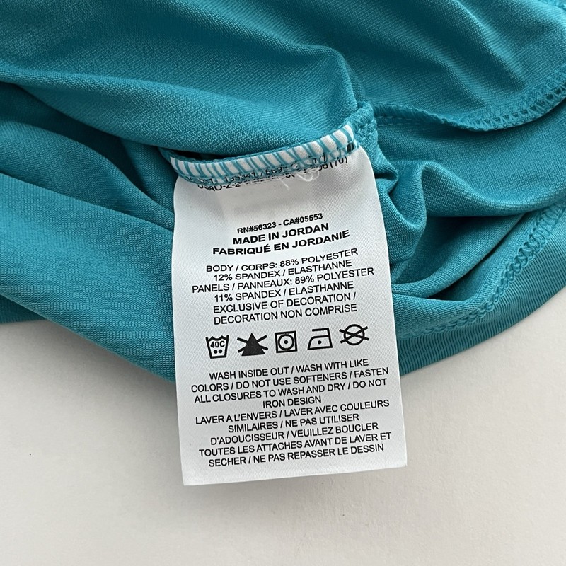 Nike Stride Dri-FIT 1/4 Zip Running Shirt Mens Small S Aqua Turquoise HV2180-345 gallery