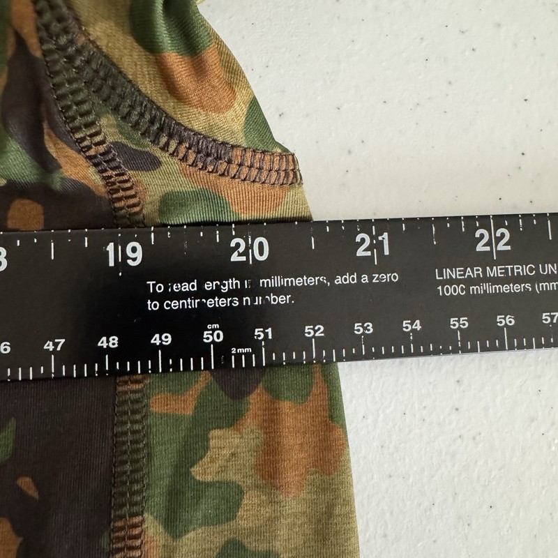 Zero Foxtrot Mens Small Camo Long Sleeve Performance Hoodie Shirt Pocket Logo gallery