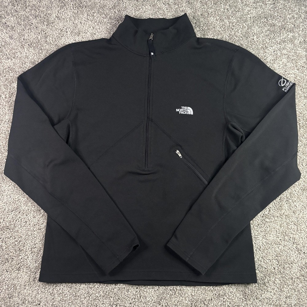 The North Face Flight Series Pullover Mens Small Black 1/4 Zip Athletic Running