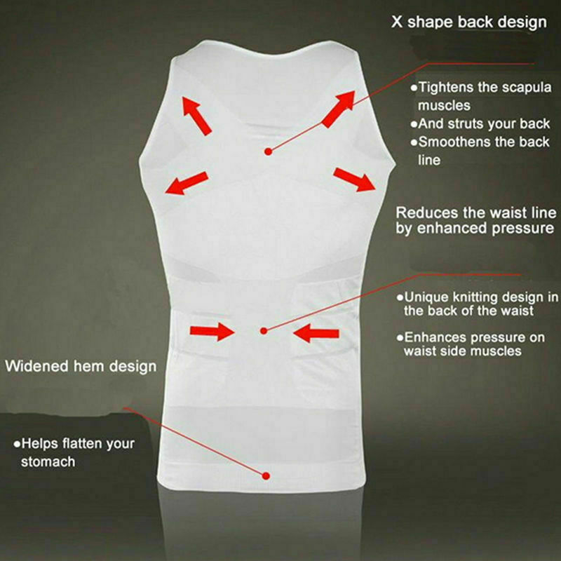 FAJAS PARA HOMBRES FAJA REDUCTORA DE HOMBRE MEN BODY SHAPER TUMMY CONTROL TANK gallery