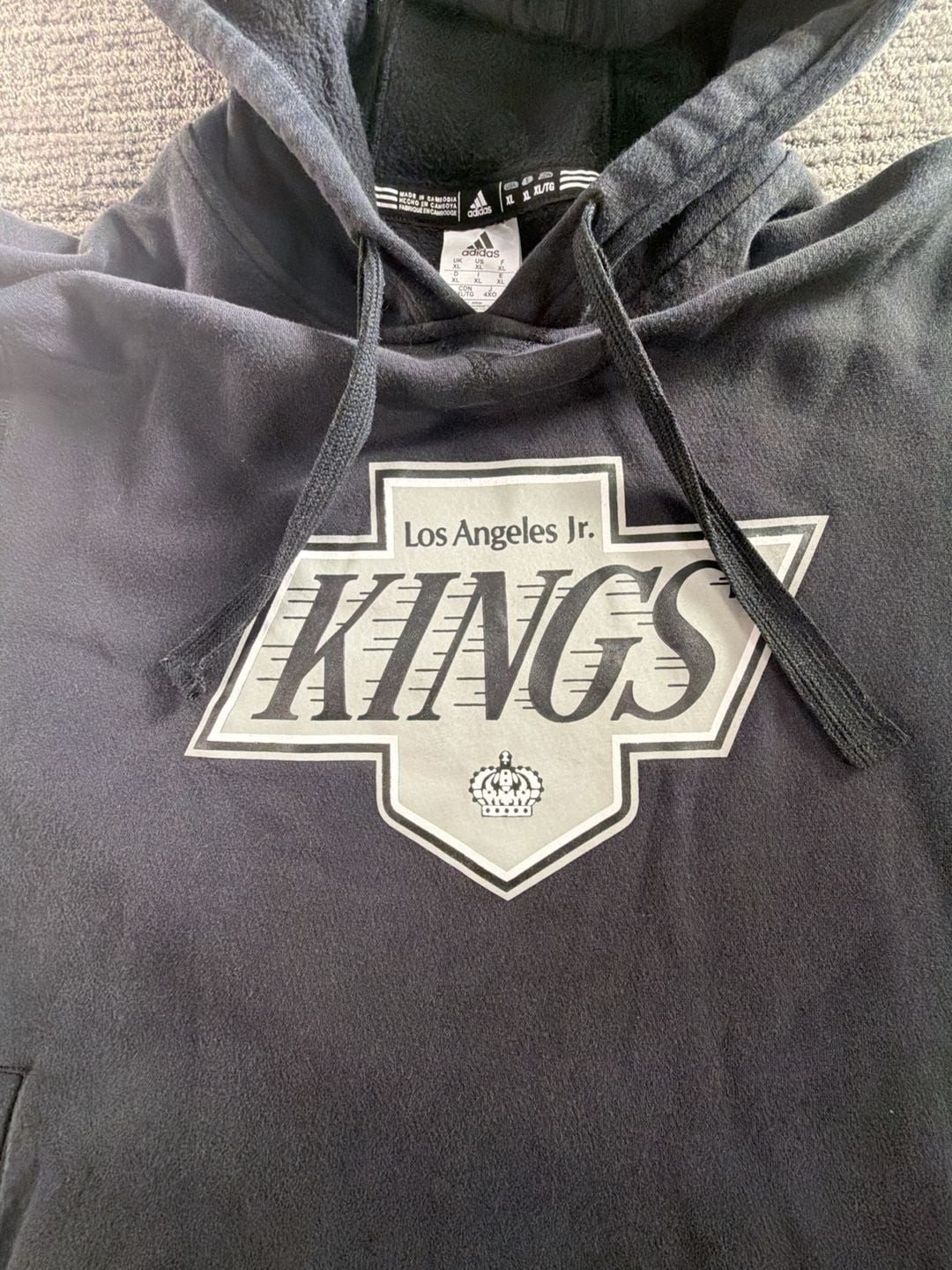 Adidas x Undefeated Los Angeles Kings NHL Hoodie Black Size XL gallery