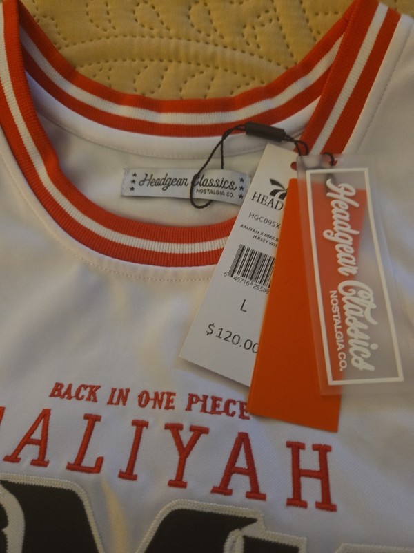 DMX & Aliyah Jersey By Headgear Classics Nostalgia Co Size Large New With Tags gallery