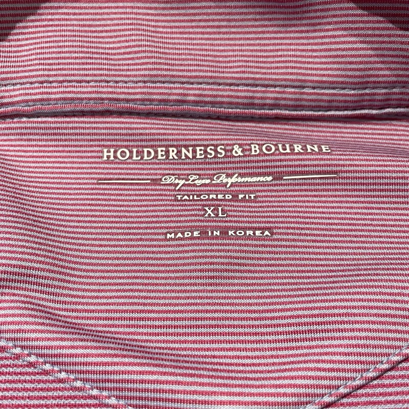 Holderness & Bourne Men’s Dry Luxe Performance Golf Pullover 1/4 Zip XL Pete Dye gallery