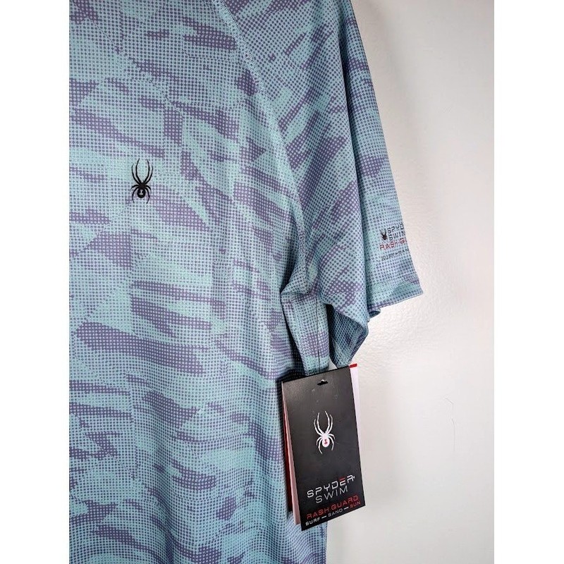 Spyder Men Rash Guard Shirt Size Medium Swim UPF 30+ Outdoors Surf Quick Dry NEW gallery