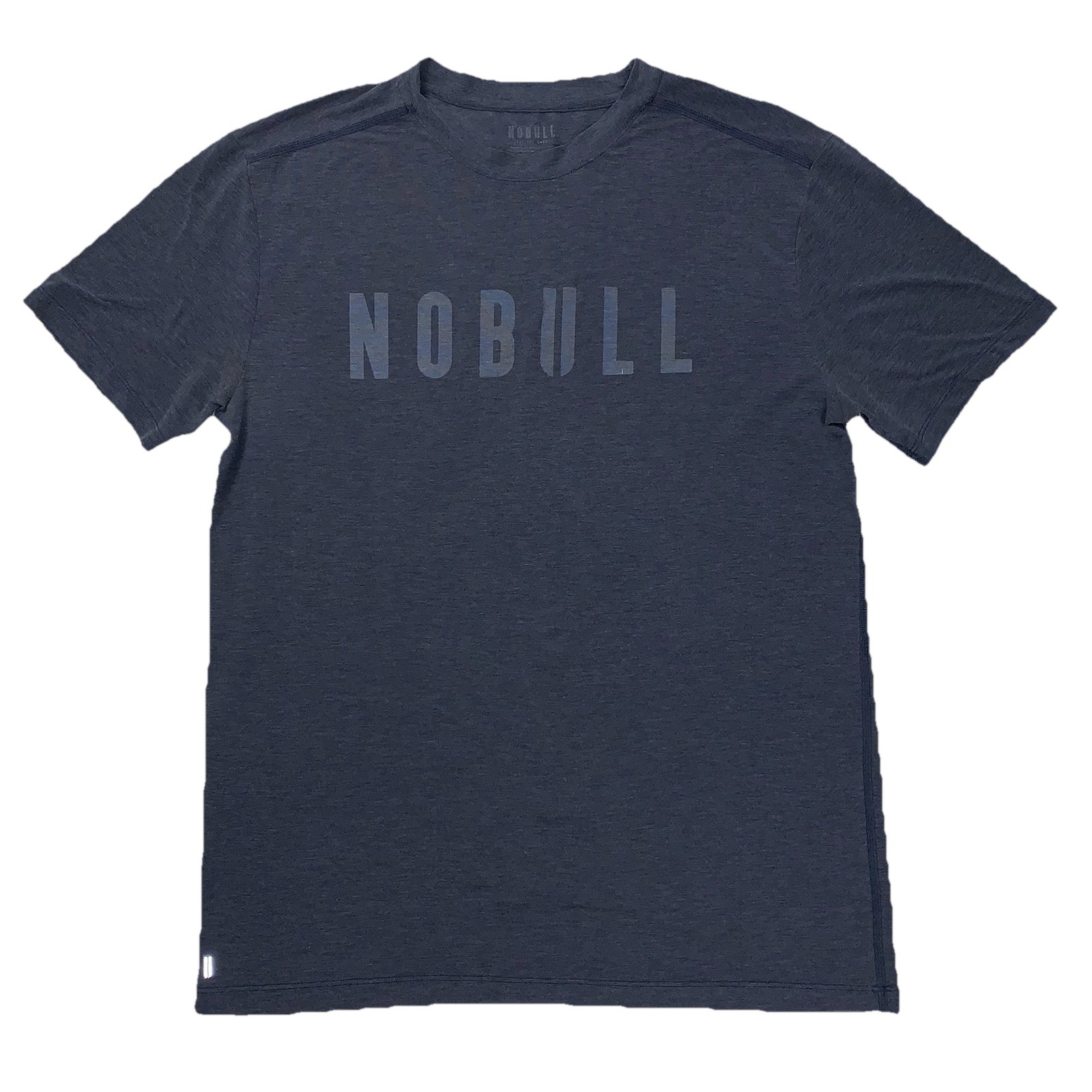 NOBULL Mens Super Soft Workout Tee Size Large Blue Athletic Training Gym gallery