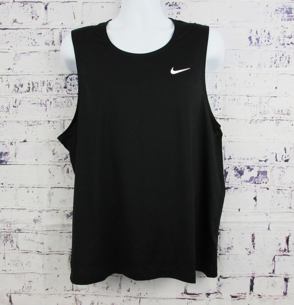 Nike Men's Dri-FIT Training Basketball Tank Top Black M/ DV9813-010 NWT.