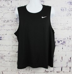 Nike Men’s Dri-FIT Training Basketball Tank Top Black M/ DV9813-010 NWT.