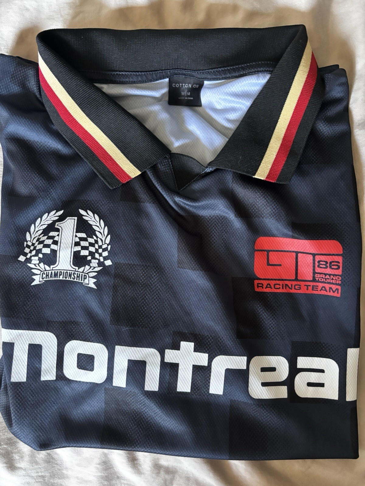Cotton On Montreal GT86 Racing Team Polo Shirt Men’s M Breathable Mesh Logo gallery
