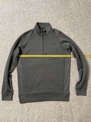 Under Armour Storm 1/4 Zip Sweater Fleece Slate Grey Men Medium Cold Gear Golf