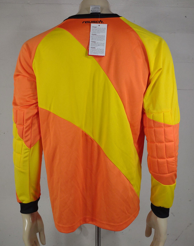NWT Reusch Does Deutsch orange yellow Soccer Jersey shirt mens Medium gallery