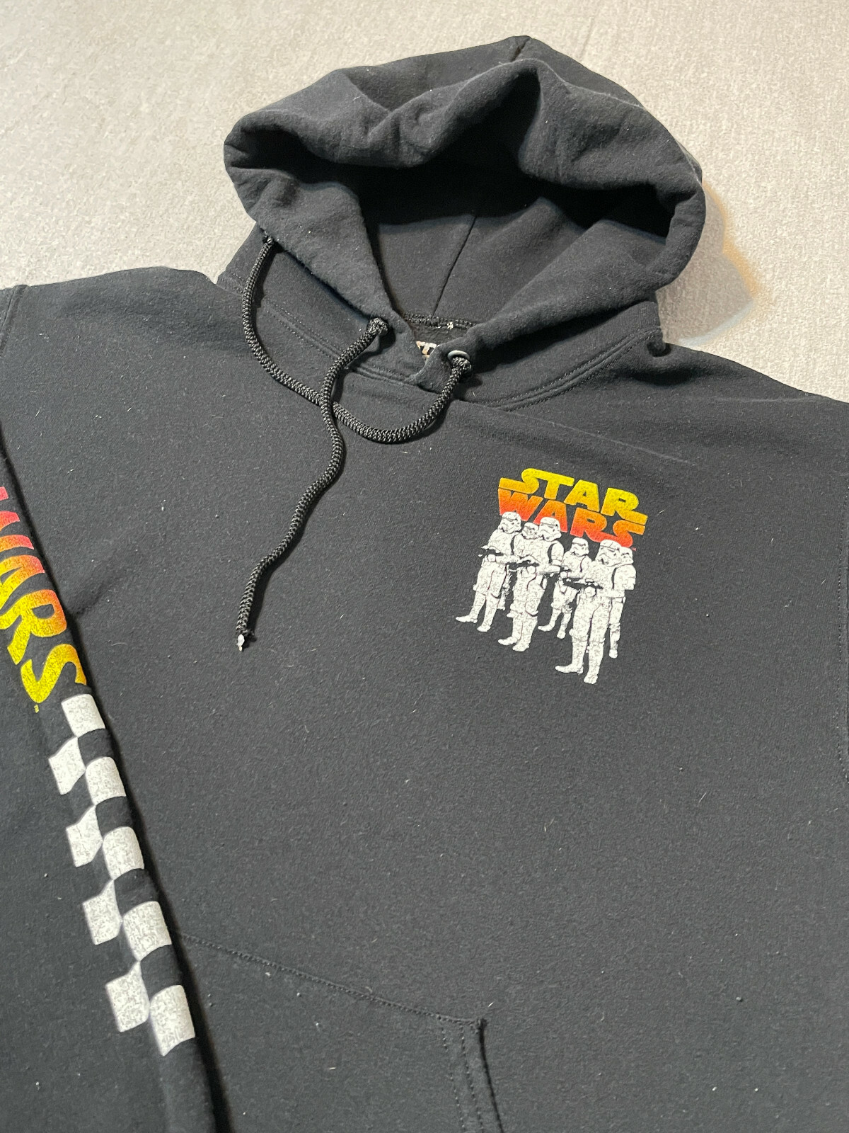 STAR WARS - BLACK Long Sleeve Pullover Hoodie SIZE S - SMALL - Storm Troopers gallery