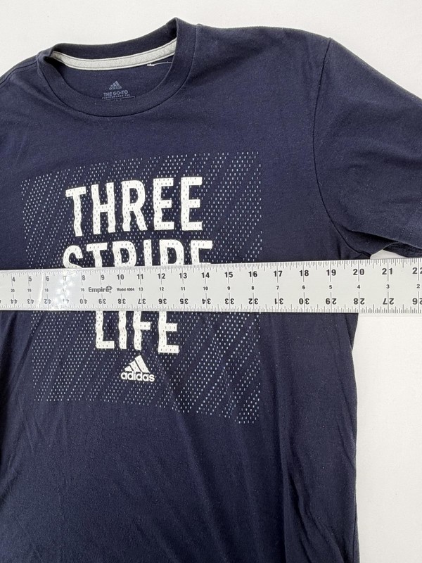 Adidas Graphic Performance Tee Regular M Cotton Blend Black gallery