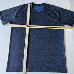 Lululemon Shirt Men’s XL Indigo / Black Heather Metal Vent Tech Performance Tee