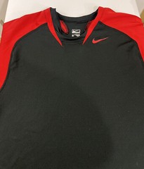 Nike Preformance Medium Mesh Shirt Black Red