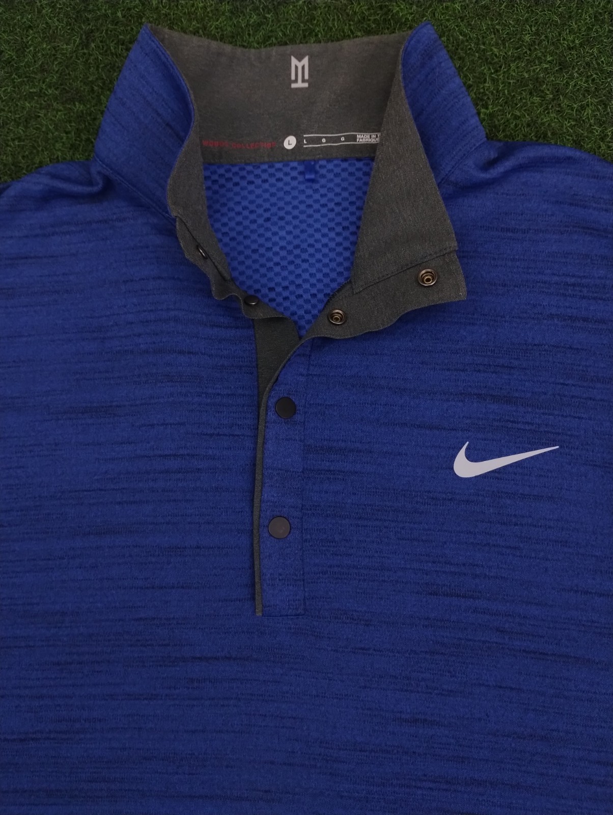 Nike Dri Fit Tiger Woods Collection Pullover Snap Neck Long Sleeve Men's Large gallery