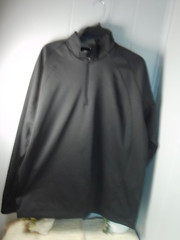 Sport-Tek Men’s 1/4-Zip Pullover 2-pack Mock Neck Black Stretch Long Sleeve Sz L