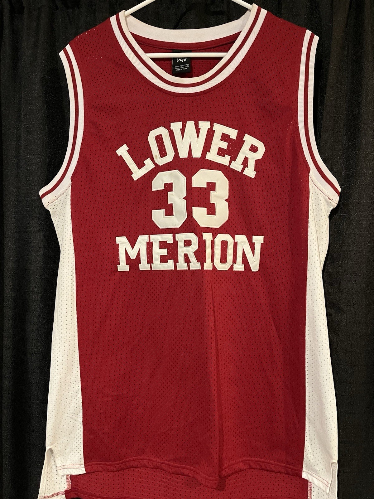 OGJ Lower Merion Bryant 33 Red/White Men's L Mesh Polyester Jersey gallery