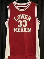 OGJ Lower Merion Bryant 33 Red/White Men’s L Mesh Polyester Jersey
