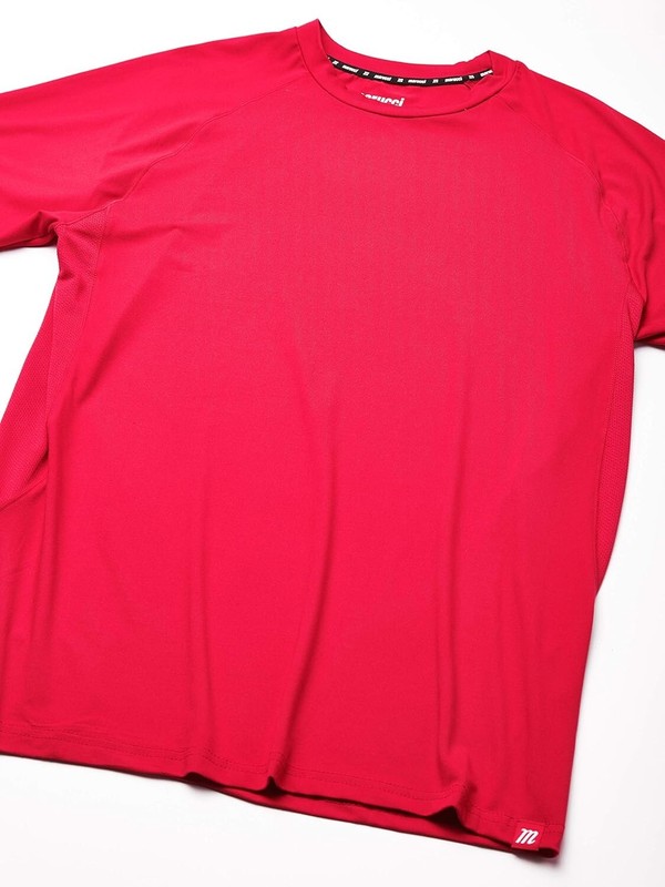 Marucci Performance Baseball Tee Short Sleeve Round Neck RED MATPFM2 gallery