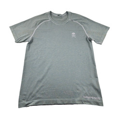 Lululemon Shirt Mens Medium Blue Green Stripe Hamptons Skull Athletic Tee Top