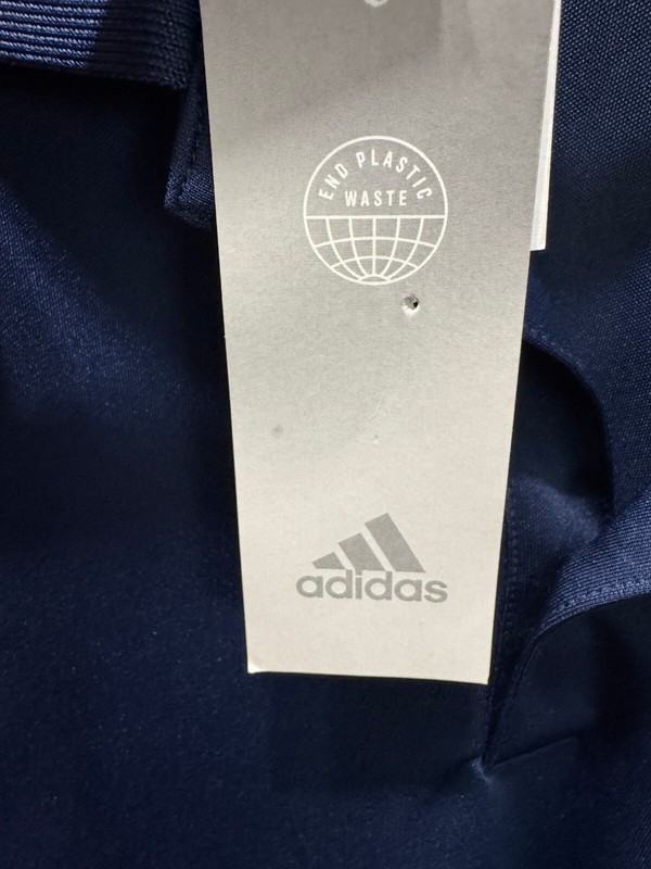 Adidas Pullover Short Sleeve Mens Size XXL 2XL Blue Polyester Recycled Materials gallery