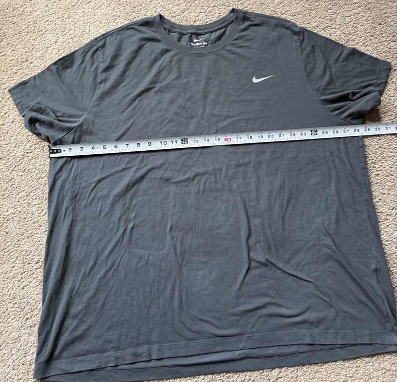 Nike Men's Dri-Fit Tee Shirt 4XL Dark Gray gallery