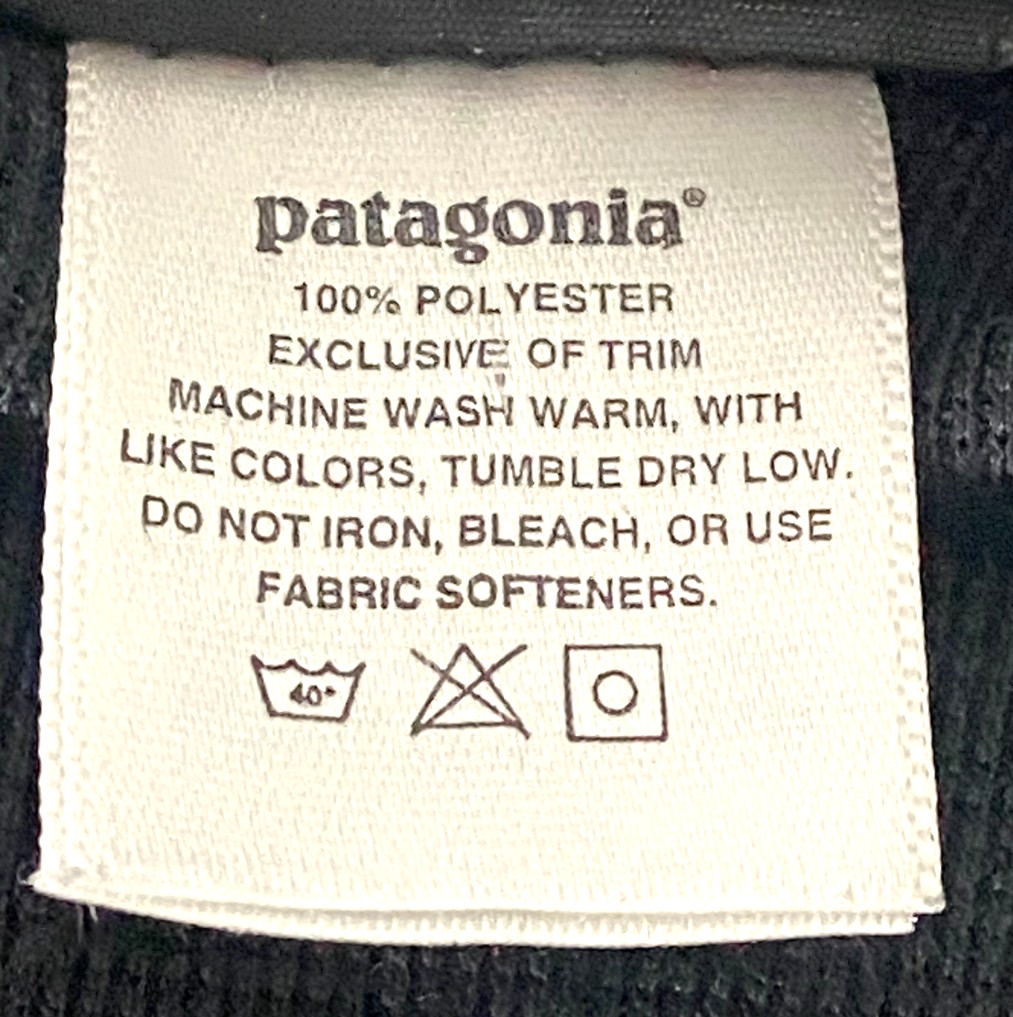 Patagonia Capilene Solid Black Pattern Long Sleeve Crew Neck Base Shirt Size L gallery