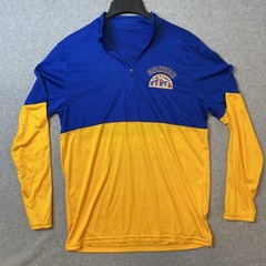 Holloway Dry-Excel 1/4 Zip High Collar Long Sleeve Size M Denver Nuggets Logo