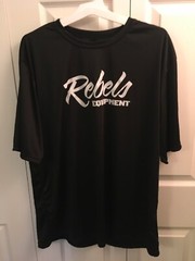 UNLV Football T-Shirt Crew Men’s Sportswear REBELS EQUIPMENT – Black – 2XL – NEW