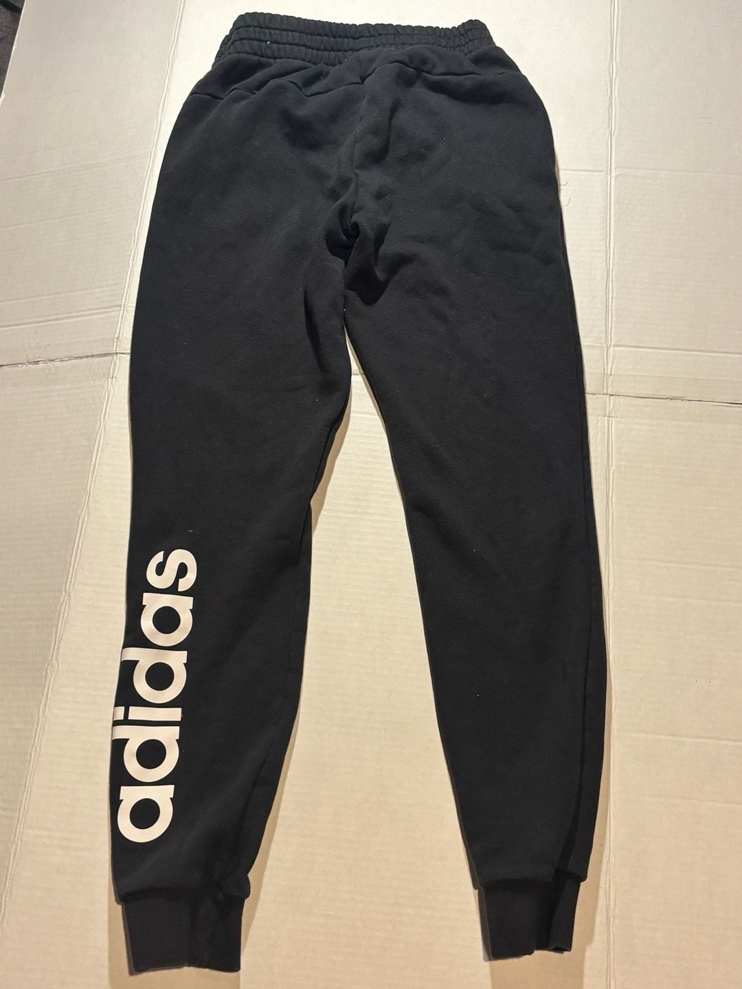 Adidas Black Jogger Sweatpants Size Youth Small 8-10 gallery