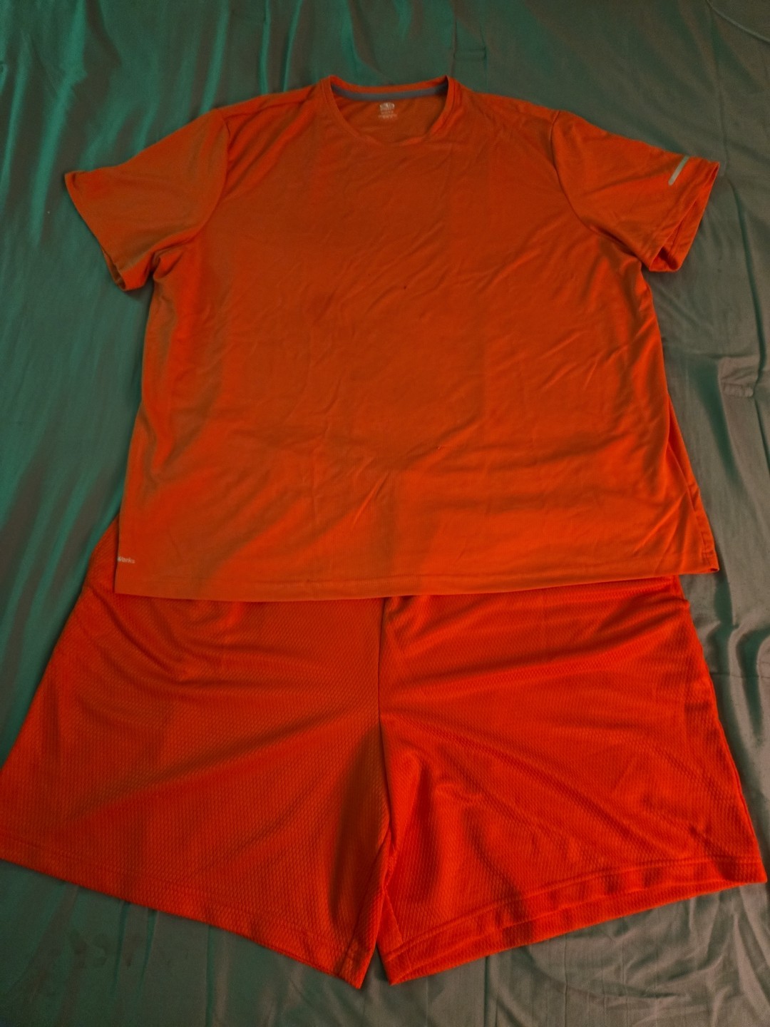 Athletic Gear Orange. Shirt Size XXXL. Short Size XXL. Both A Set. Drawstrings. gallery
