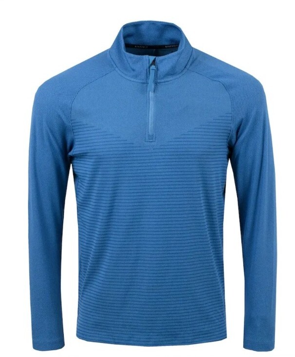 Mens Nike Golf Dri-Fit ADV 1/4 Zip Pullover Long Sleeve Shirt Blue Size XLARGE gallery