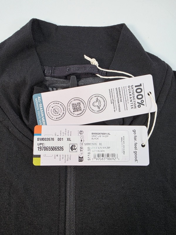 Men's Extra Large Smartwool VRST x Merino Wool 1/4 Zip Pullover Sh gallery