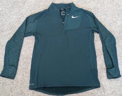 Nike Running DRI-FIT Therma Sphere Element 1/4 Zip Top Teal Men’s Size Large