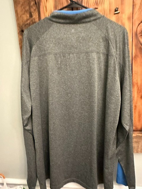 Colosseum Mens XXL NC Long Sleeve Quarter Zip Pullover Gray gallery