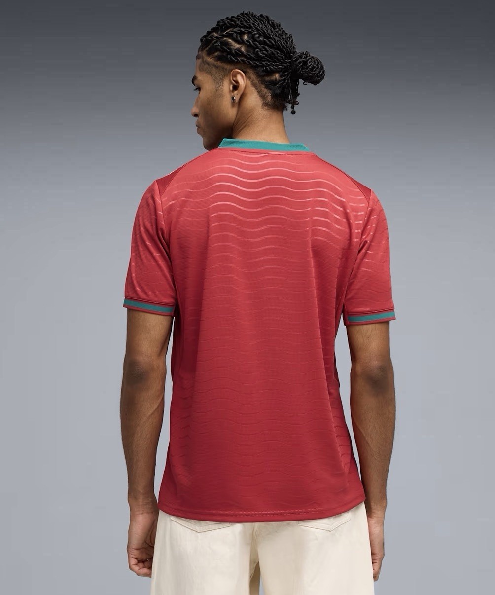 PUMA Portugal Home Crew Neck Short Sleeve Soccer Jersey Mens Red 78327801 3xl gallery