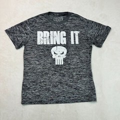 The Punisher “Bring It” Short Sleeve T-Shirt Active Heather Grey Men’s Size M
