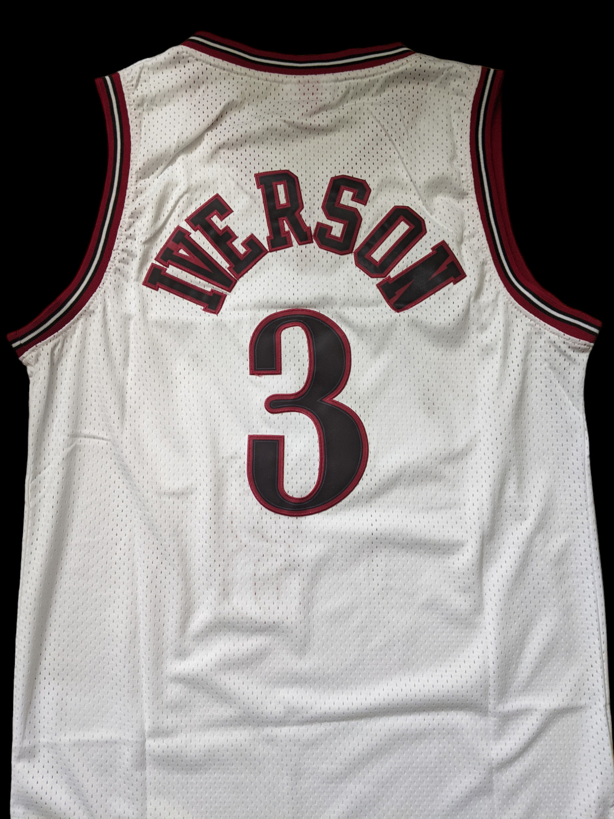 Allen Iverson Jersey #3 Philadelphia 76ers Jersey White color gallery