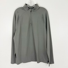 Rhone Session 1/4 Zip Pullover in Anchor Gray Size Large