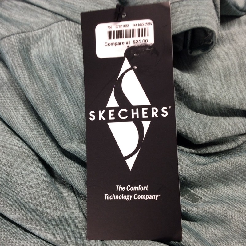 Skechers Performance T-Shirt Heather Emerald Green Size 3XL NWT gallery