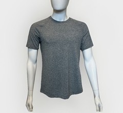 Lululemon License To Train Short Sleeve Heathered Gray Shirt Men’s Small NWT