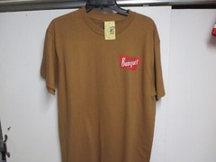 COORS ORIGINAL MENS (COWBOY) T SHIRT (MEDIUM) NWT RUST COLOR SOFT, COOL LOGOS