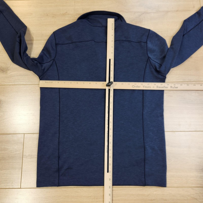Outdoor Research Pullover Mens Medium Blue Long Sleeve Blackridge 1/4 Zip Hiking gallery