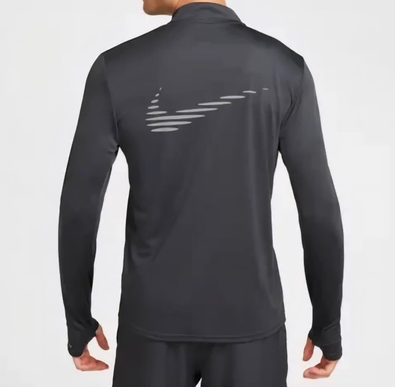 Nike Mens Dri-FIT Pacer Flash 1/2-Zip Running Top Dark Gray IB3772-070 Large NWT gallery