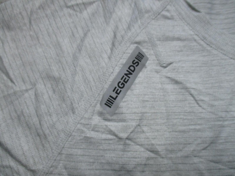 Legends Shirt Mens XL Gray Long Sleeve Raglan Athletic Performance Training gallery